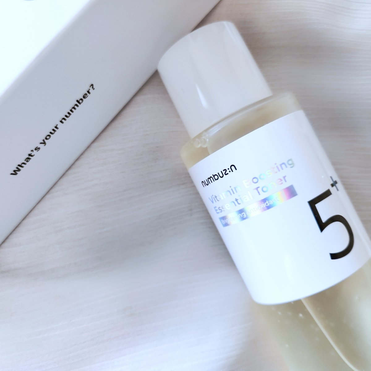 5番 白玉グルタチオンCエッセンシャルトナー/numbuzin/化粧水を使ったクチコミ（3枚目）