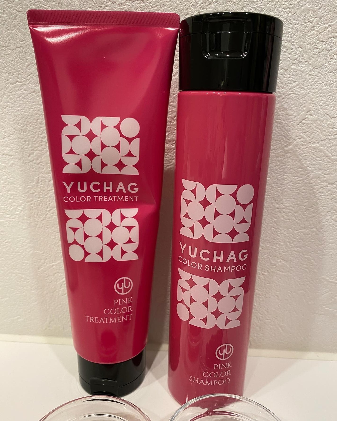 Carrie125 on LIPS 「【YUCHAGユチャ カラーシャンプー&トリートメント ピンク..」(1枚目)