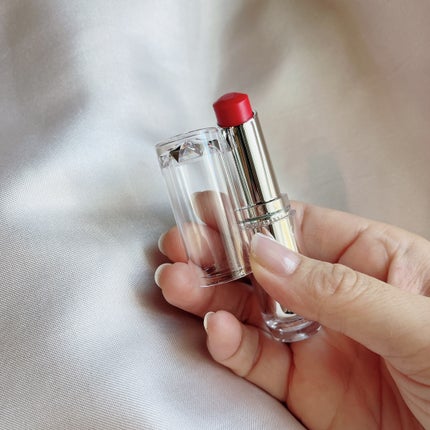 ラスティンググロスリップ RD11 チェリーレッド/CEZANNE/口紅を使ったクチコミ(2枚目)