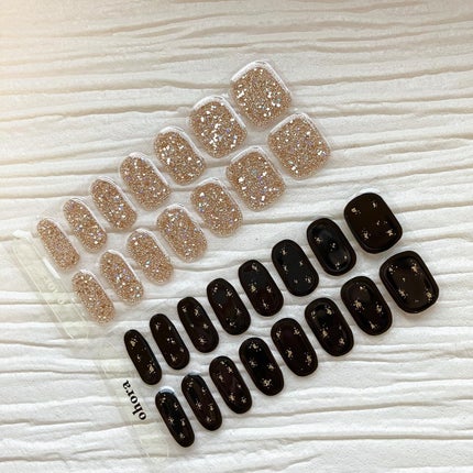 セミキュアジェルネイル(ハンド)/ohora/ネイルシールを使ったクチコミ(2枚目)