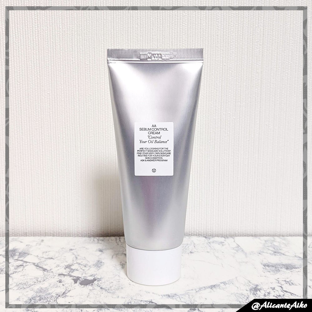 AA SEBUM CONTROL CERAM /Shangpree/フェイスクリームを使ったクチコミ(3枚目)