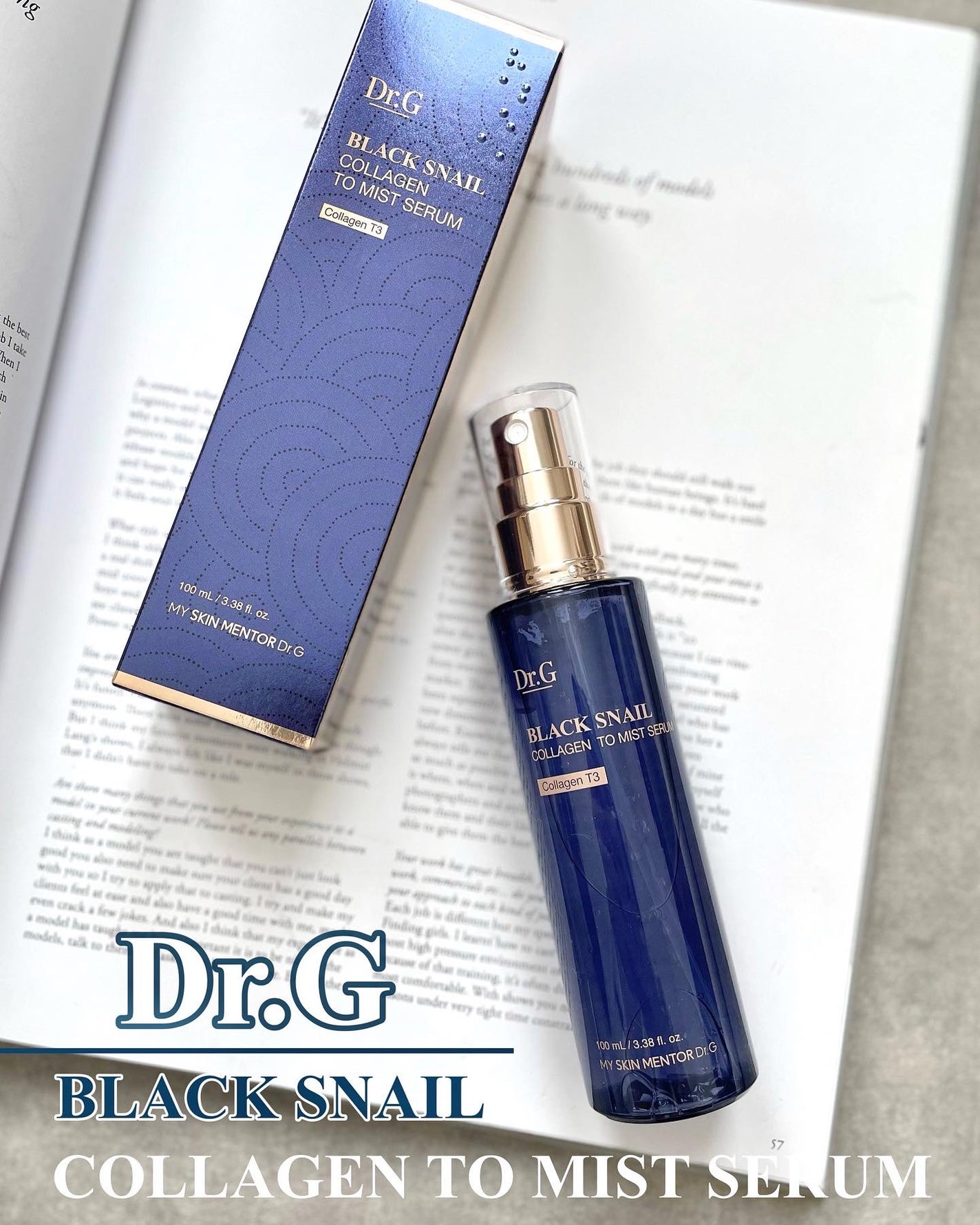 ドクタージー ブラックスネイル コラーゲンミスト/Dr.G/ミスト状化粧水を使ったクチコミ(1枚目)