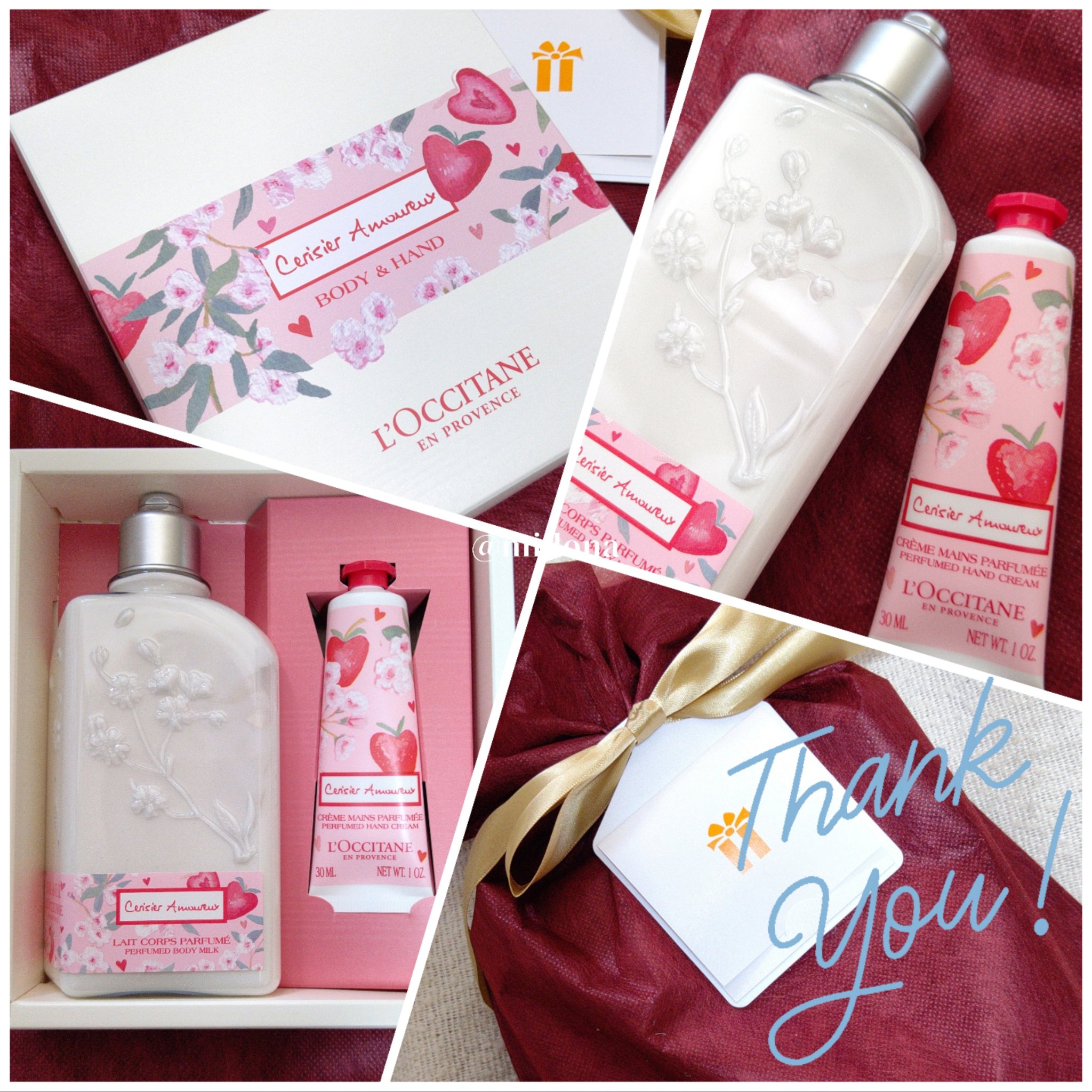 チェリーストロベリー ボディミルク/L'OCCITANE/ボディミルクを使ったクチコミ（1枚目）