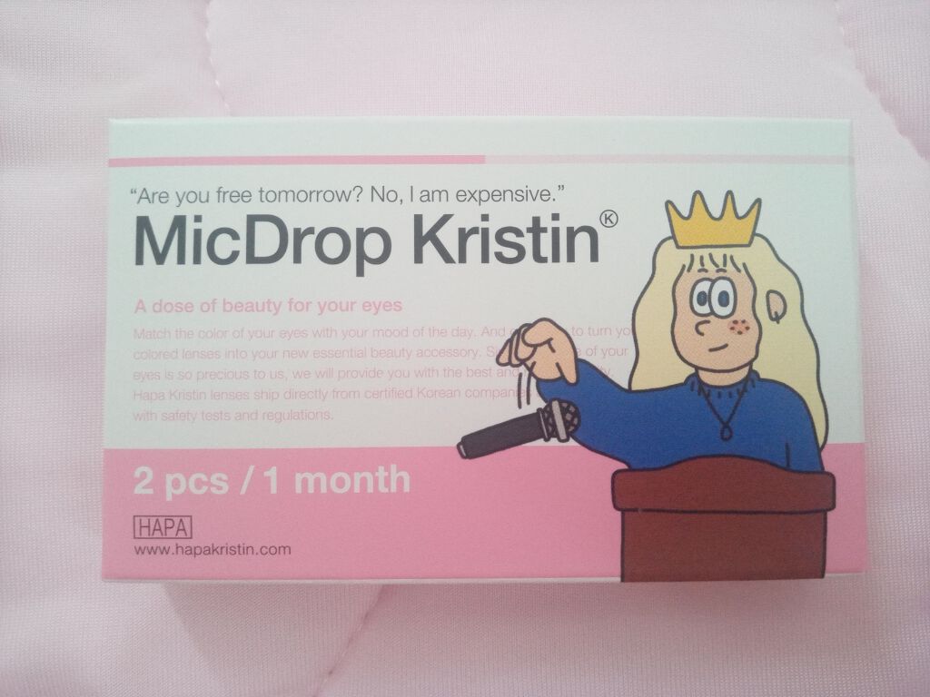 Micdrop Kristin/Hapa kristin/カラーコンタクトレンズを使ったクチコミ(1枚目)