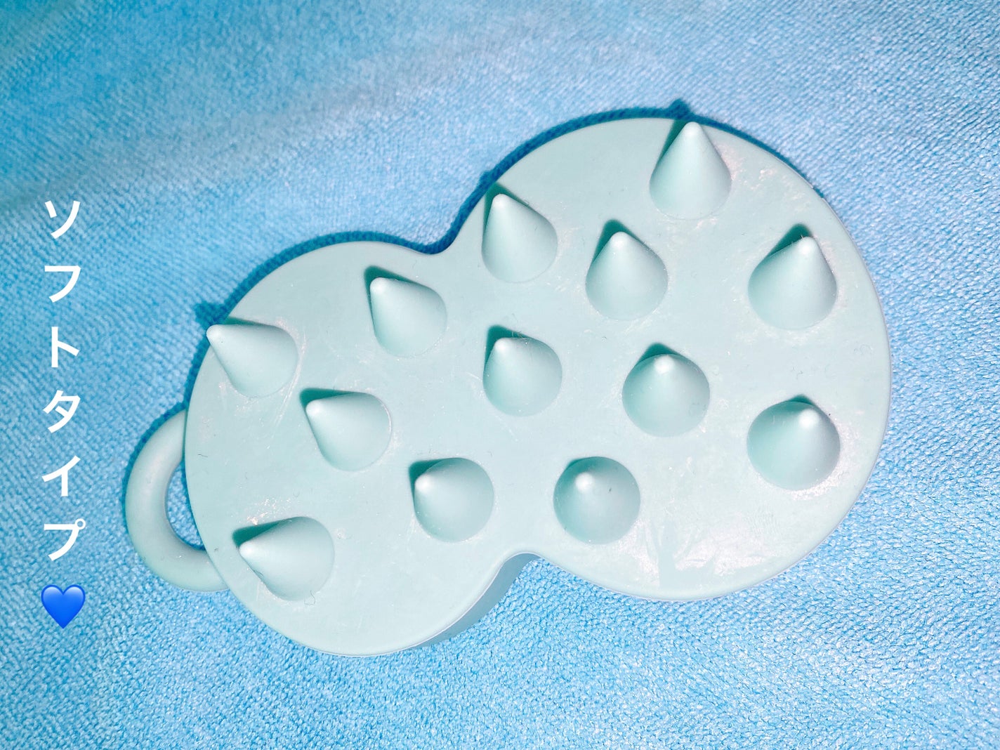 スパ やみつき 頭皮マッサージブラシ ソフト/エイトザタラソ/スカルプブラシを使ったクチコミ(1枚目)