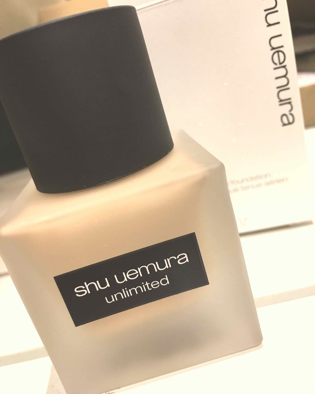 (旧)アンリミテッド ラスティング フルイド/shu uemura/リキッドファンデーションを使ったクチコミ(1枚目)