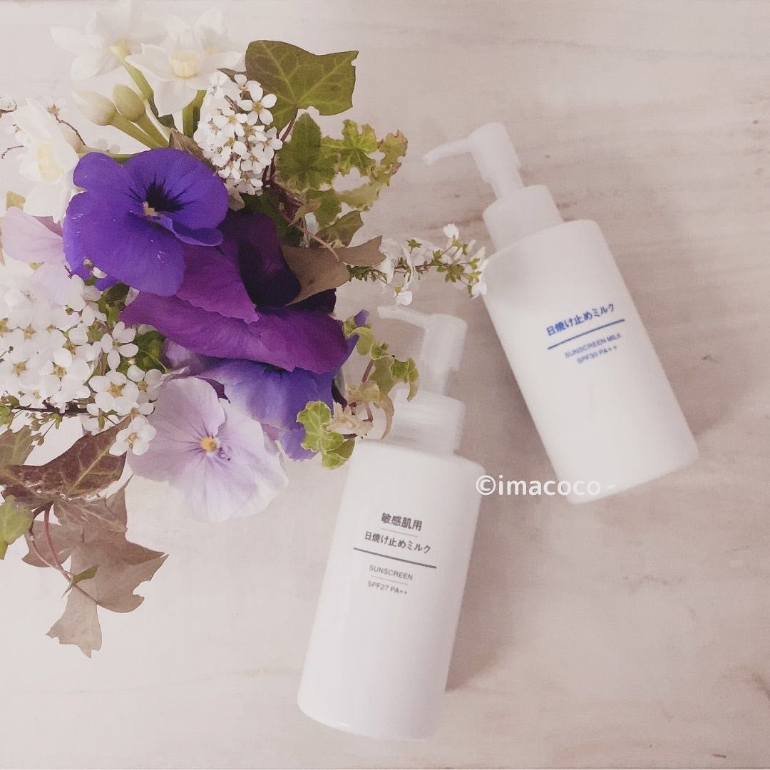 日焼け止めミルク SPF30/無印良品/日焼け止めミルクを使ったクチコミ(1枚目)