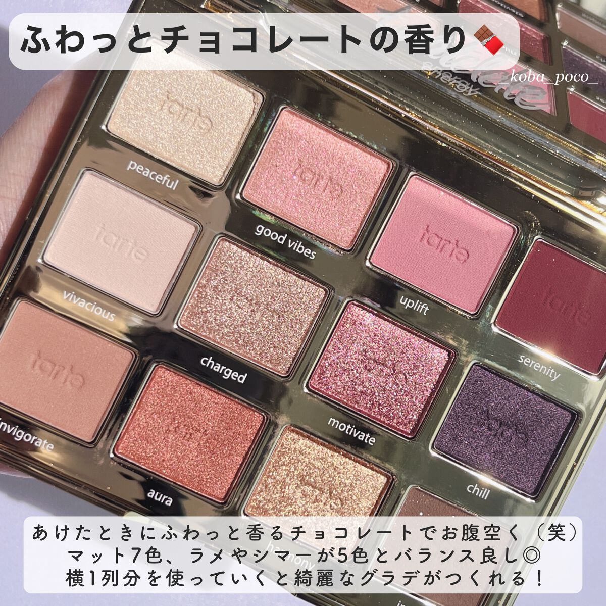 タルトレット E アマゾニアンクレイ パレット/tarte/アイシャドウパレットを使ったクチコミ(3枚目)