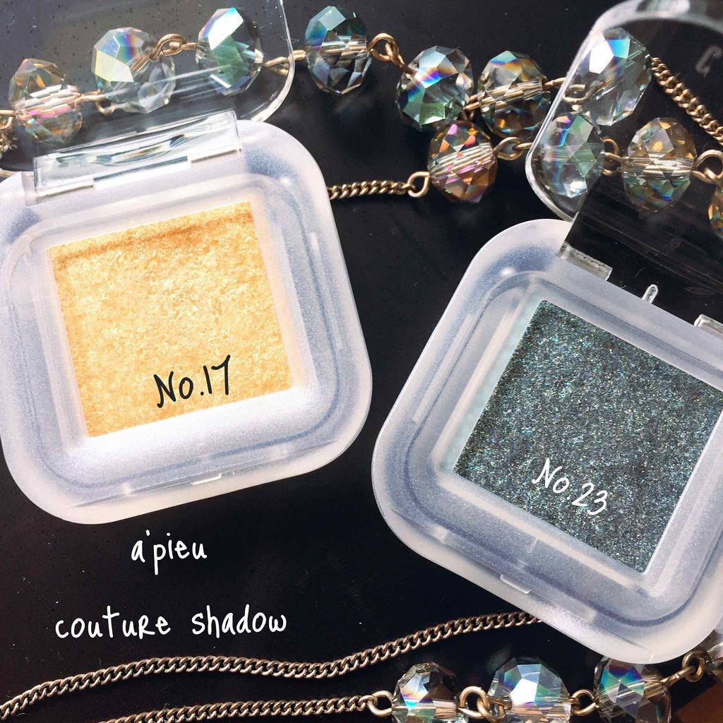 クチュールシャドウ(MELTED) 17 BOLD SEQUIN/A’pieu/単色アイシャドウを使ったクチコミ（2枚目）