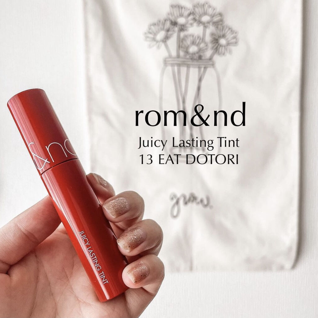 ジューシーラスティングティント/rom&nd/リップティントを使ったクチコミ（1枚目）