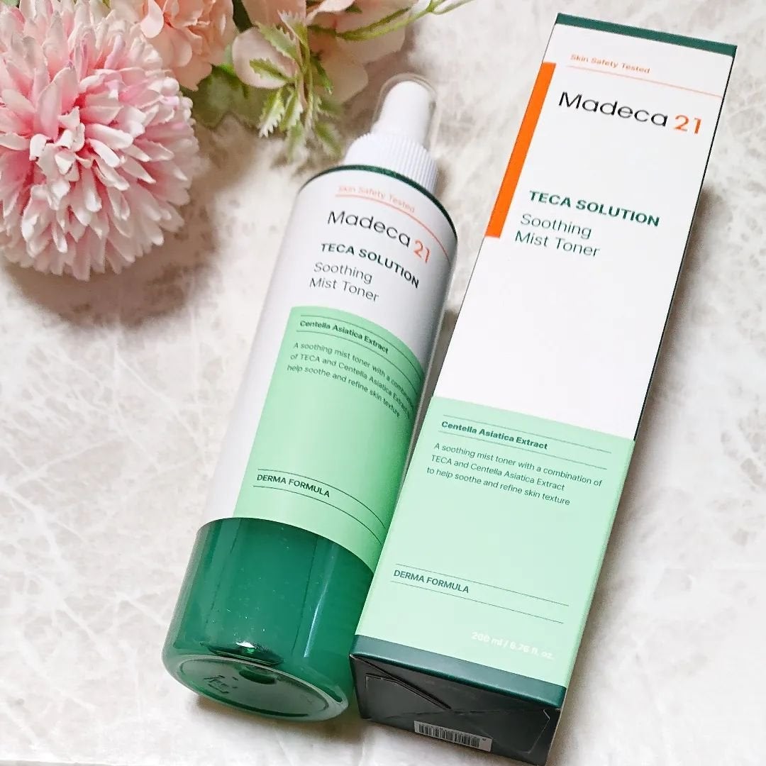 テカソルーションスージングミストトナー/Madeca21/ミスト状化粧水を使ったクチコミ(2枚目)