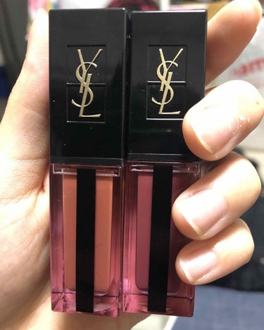 ルージュ ピュールクチュール ヴェルニ ウォーターステイン/YVES SAINT LAURENT BEAUTE/口紅を使ったクチコミ（1枚目）