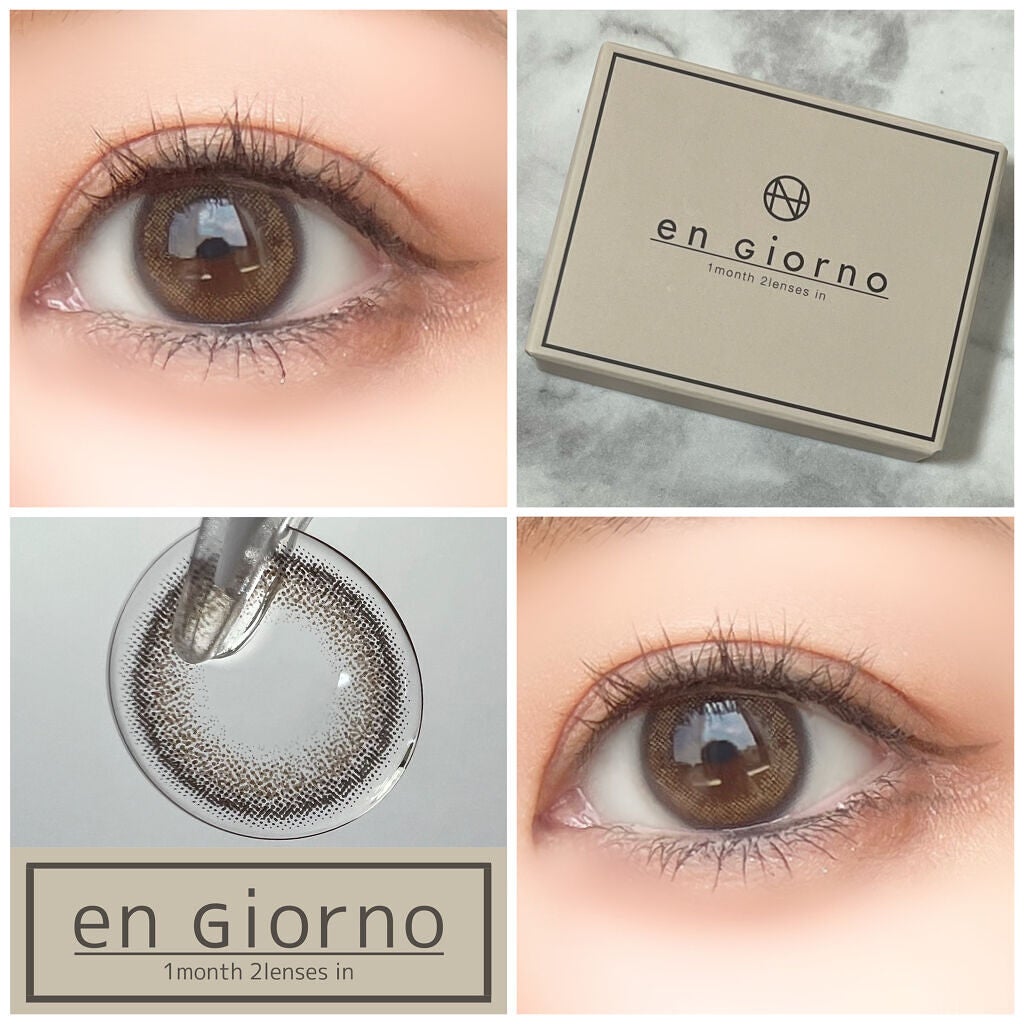 アンジョルノ/en Giorno/カラーコンタクトレンズを使ったクチコミ(1枚目)