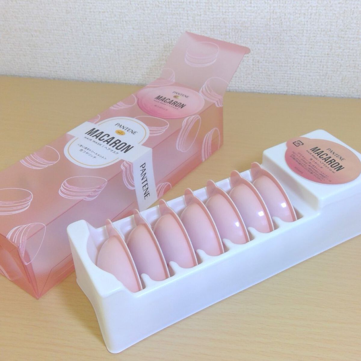 パンテーンマカロン ヘアマスク 色つやリッチ/パンテーン/ヘアマスク・ヘアパックを使ったクチコミ（3枚目）