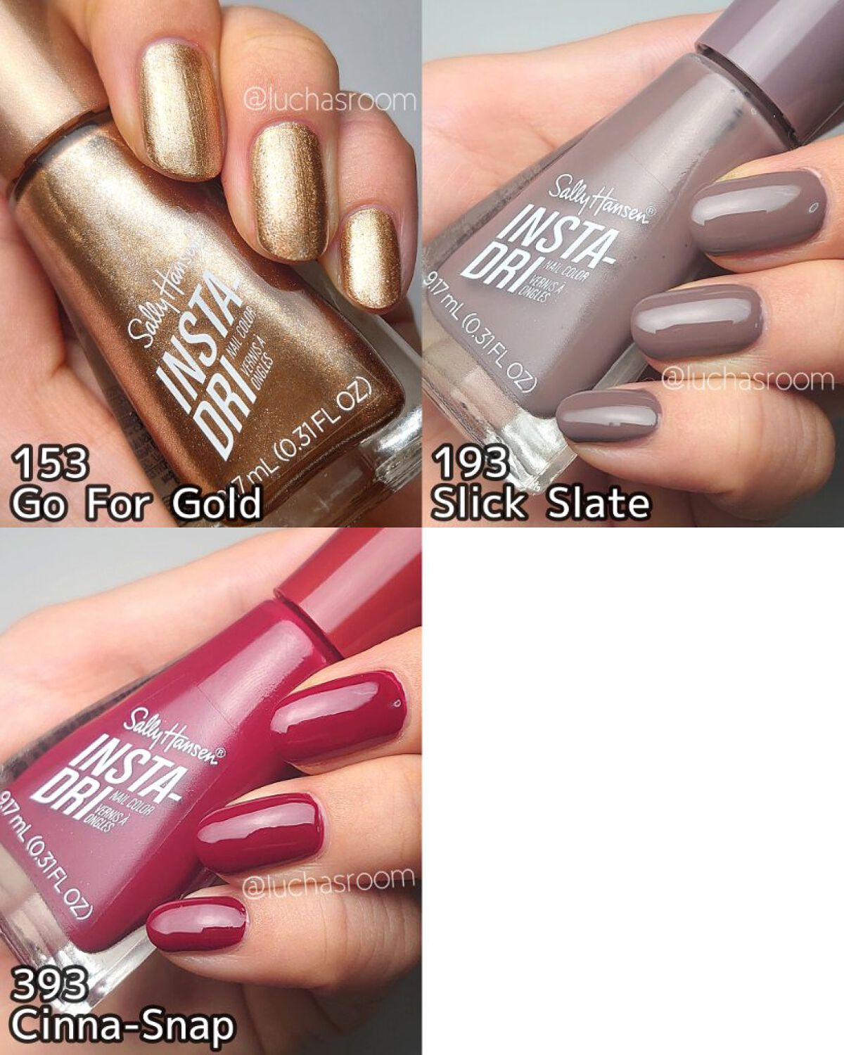 インスタドライ ネイルカラー 153 ゴーフォーゴールド/サリーハンセン/オールインワンネイルを使ったクチコミ（2枚目）