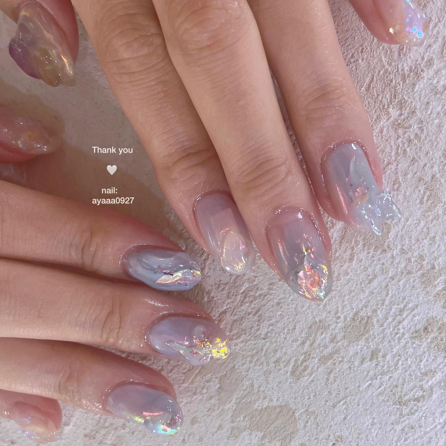 #うるうるネイル,#ワンホンネイル,#ぷくぷくネイルのネイルデザイン