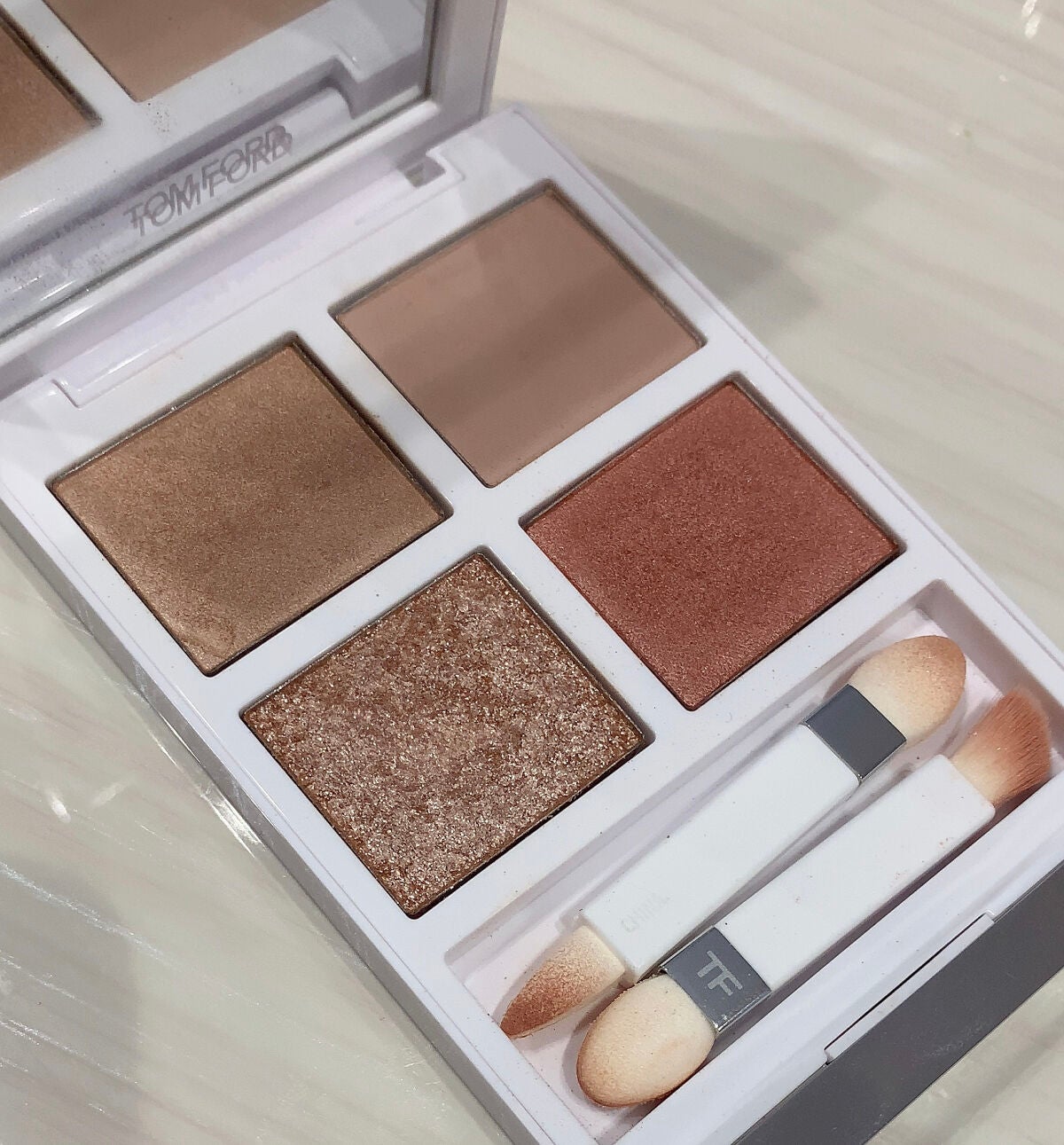 ソレイユ アイ カラー クォード/TOM FORD BEAUTY/アイシャドウパレットを使ったクチコミ(2枚目)