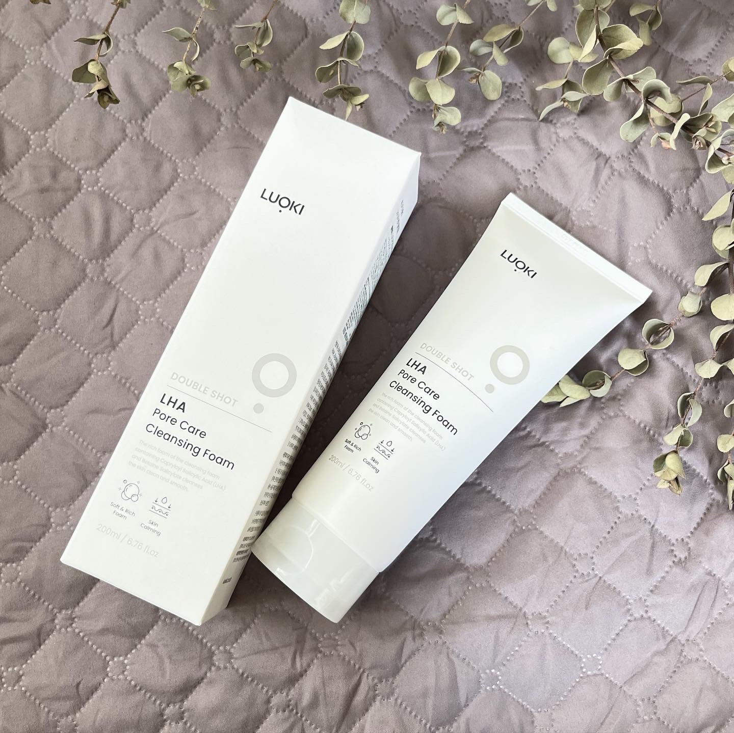 ダブルショットLHA毛穴ケアクレンジングフォーム /LUOKI/クレンジングクリームを使ったクチコミ（2枚目）