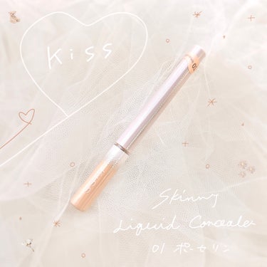 KiSS スキニー リキッドコンシーラーのクチコミ「
キス　

スキニー リキッドコンシーラー

01 ポーセリン

¥1210

－－－－－－－.....」（1枚目）