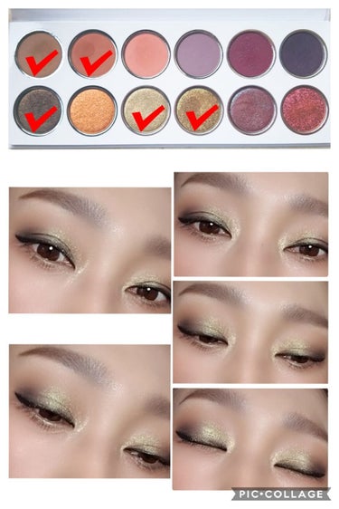 Kylie Cosmetics Eyeshadow Singleのクチコミ「♡#KYLIECOSMETICS ♡

☝️こちらの♪カスタマイズ／アイシャドウパレットを♪
.....」（3枚目）