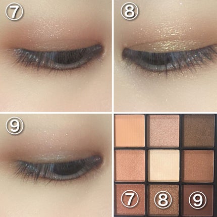 UR GLAM BLOOMING EYE COLOR PALETTE/U R GLAM/アイシャドウパレットを使ったクチコミ(6枚目)