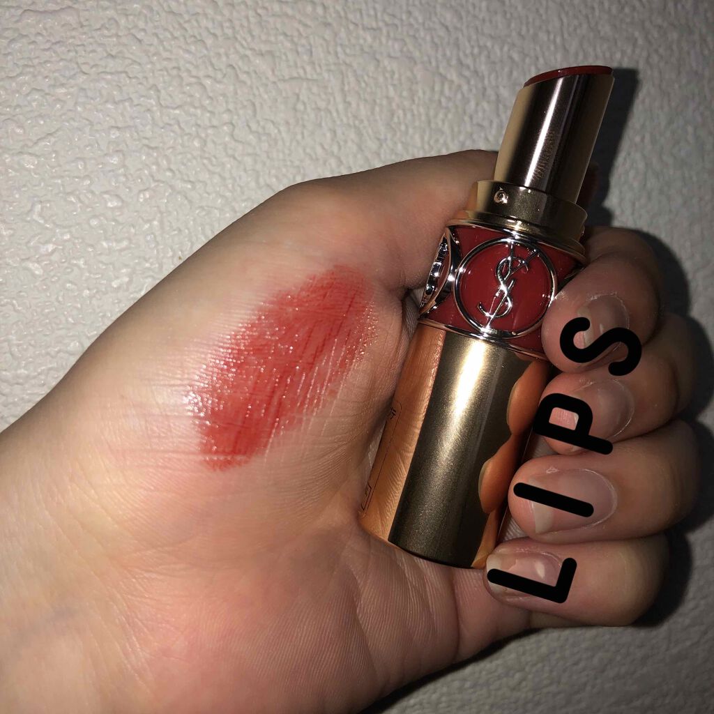 ルージュ ヴォリュプテ シャイン/YVES SAINT LAURENT BEAUTE/口紅を使ったクチコミ(3枚目)