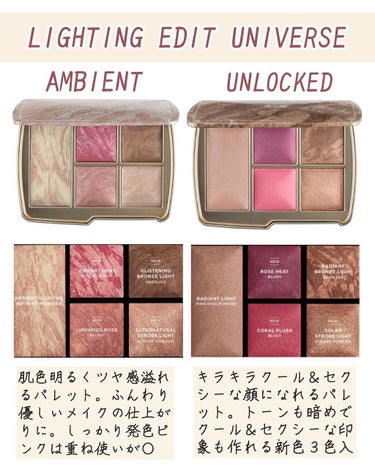 Ambient® Lighting Edit Face Palette - Universe/HOURGLASS/パウダーチークを使ったクチコミ（3枚目）