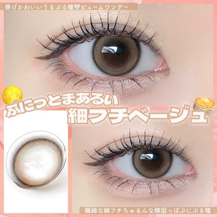 ビュームワンデー/ビューム/ワンデー(1DAY)カラコンを使ったクチコミ(1枚目)