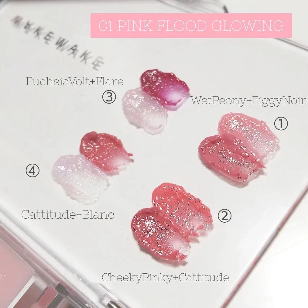 ソフトカラーリングリップパレット/wakemake/口紅を使ったクチコミ(6枚目)