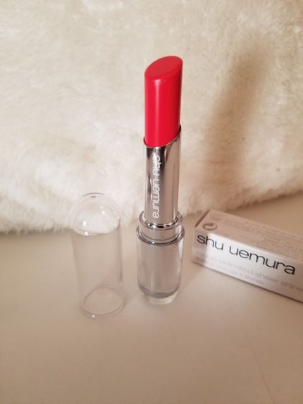 ルージュ アンリミテッド シアーシャイン/shu uemura/口紅を使ったクチコミ(1枚目)