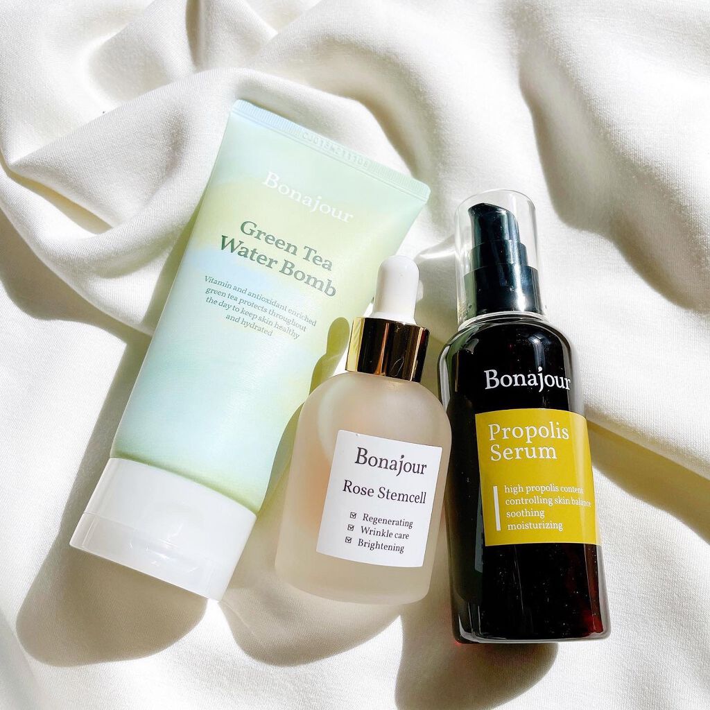 .
\初めて使った韓国のヴィーガンスキンケア🐰💕/

みなさん、こんばんは✨
韓国のヴィーガンスキンケアブランド、
@bonajour_japan のアイテムをご紹介💁🏼‍♀️

肌荒れ、敏感肌に悩まれていた方が
天然成分にとことん