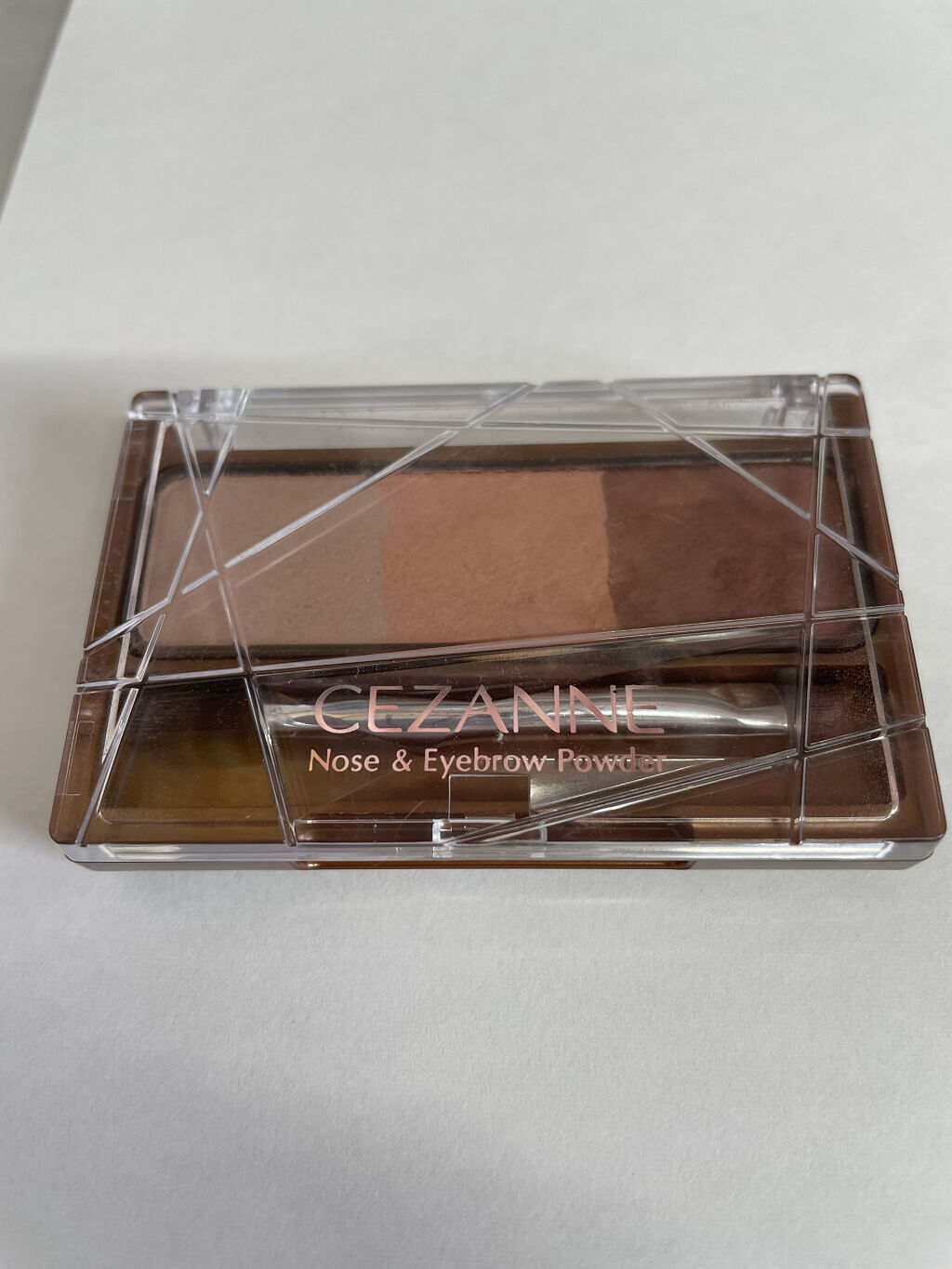 ノーズ＆アイブロウパウダー/CEZANNE/パウダーアイブロウを使ったクチコミ（3枚目）