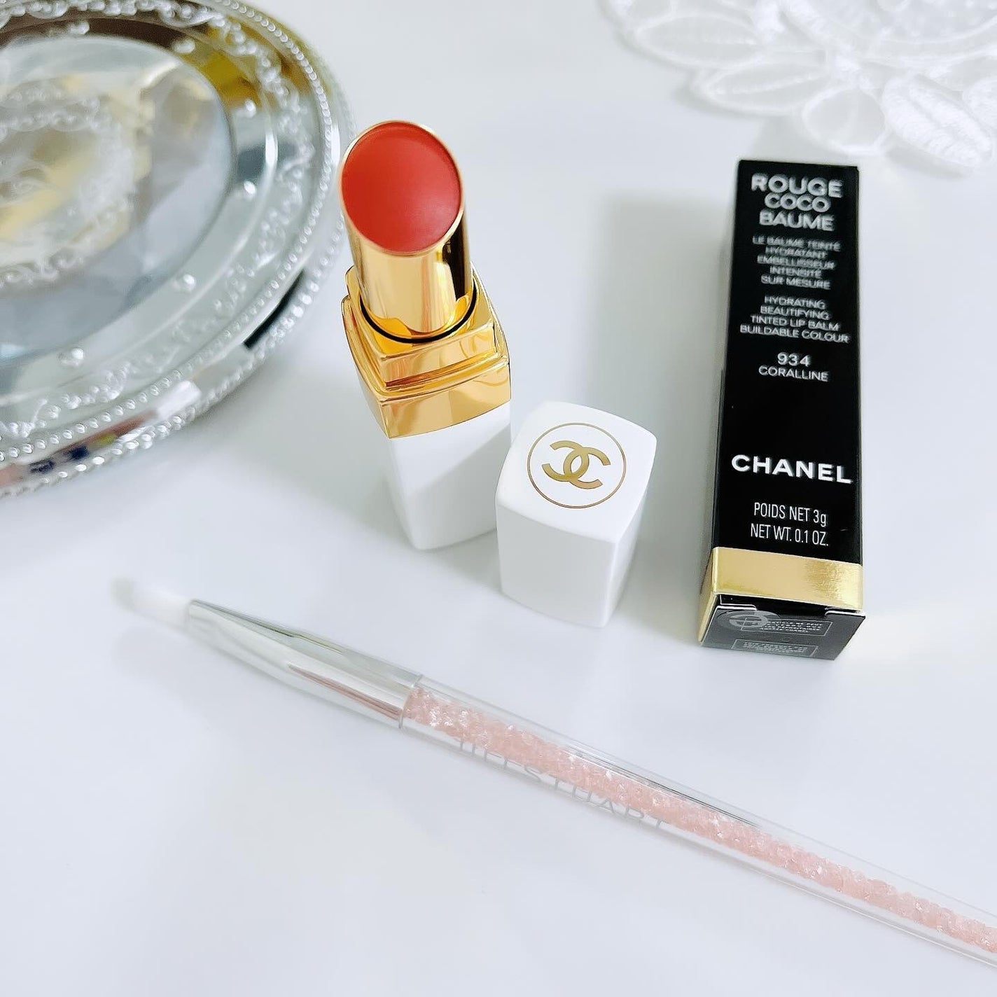 シャネル ルージュ ココ ボーム 934 コラリン