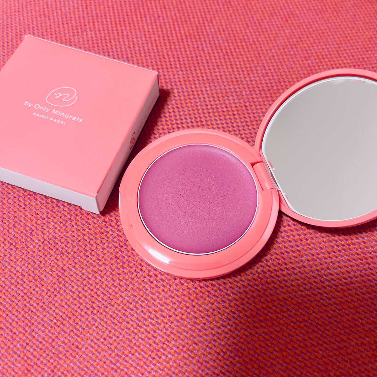 N by ONLY MINERALS ミネラルソリッドチーク コンプリート 02 CHANCE/ONLY MINERALS/ジェル・クリームチークを使ったクチコミ（2枚目）