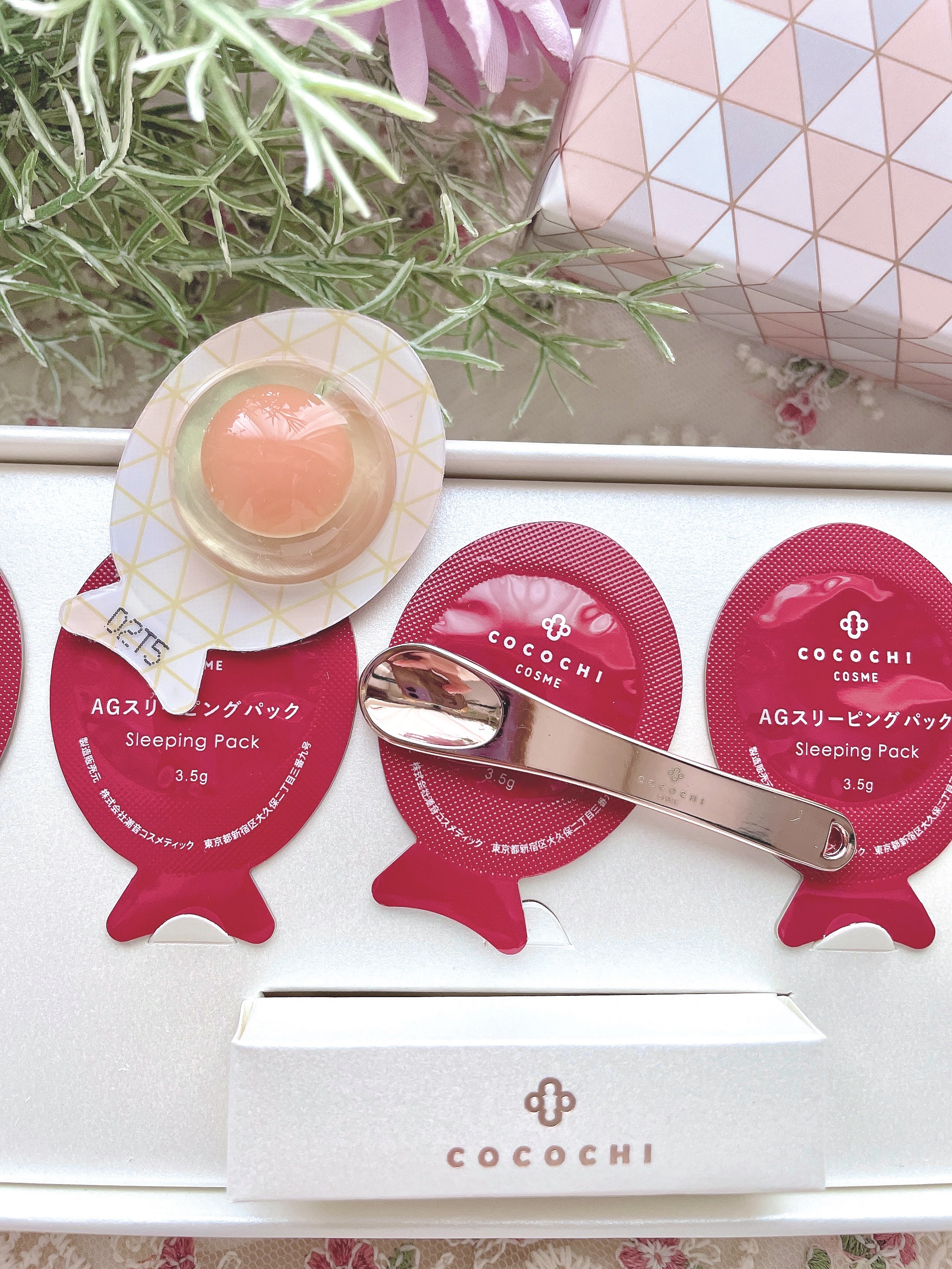 ココチ AG スリーピングパック N/COCOCHI/フェイスクリームを使ったクチコミ（1枚目）