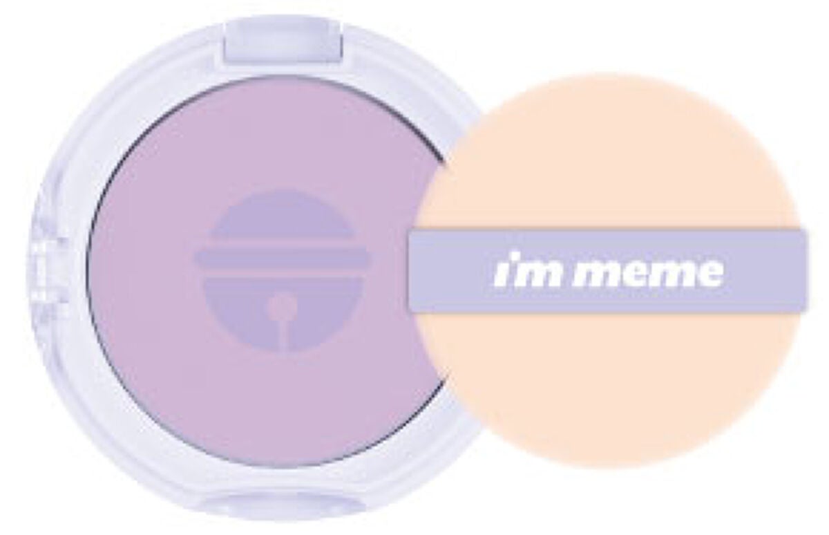 パープルコットントーンコントロールパクト i’m meme