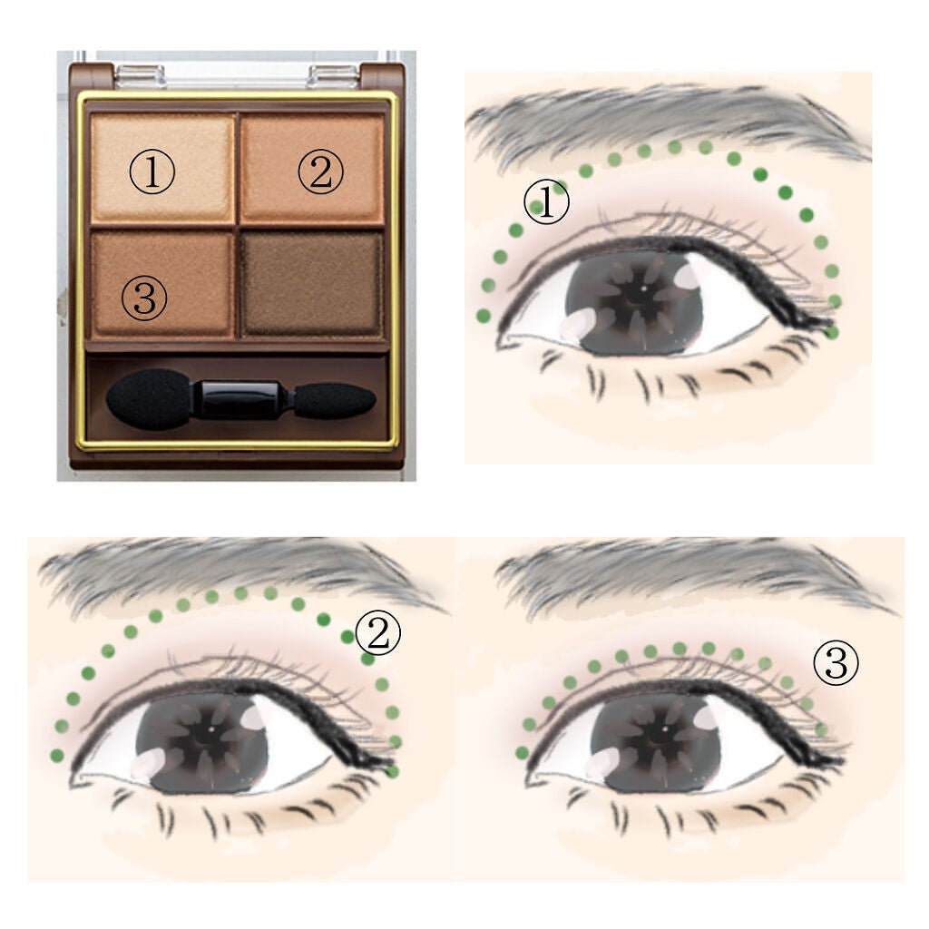 スキニーリッチシャドウ/excel/アイシャドウパレットを使ったクチコミ(3枚目)