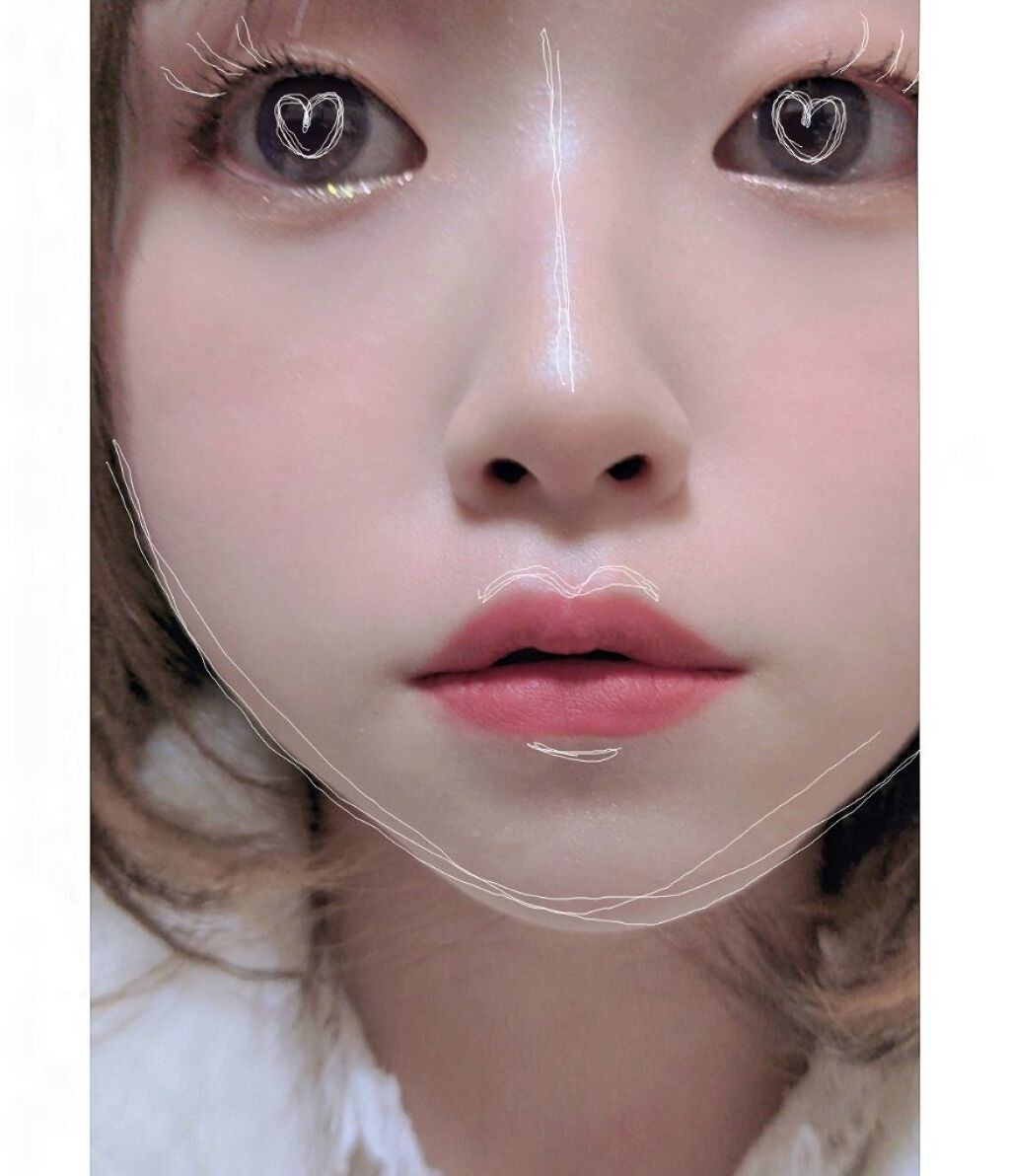 リップアンドチーク ヌードマットティント/CathyDoll/リップティントを使ったクチコミ（2枚目）