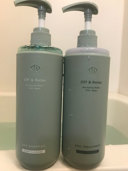スパ・シャンプー/ヘアトリートメント ディープクレンズ/Off&Relax/市販シャンプーを使ったクチコミ(1枚目)