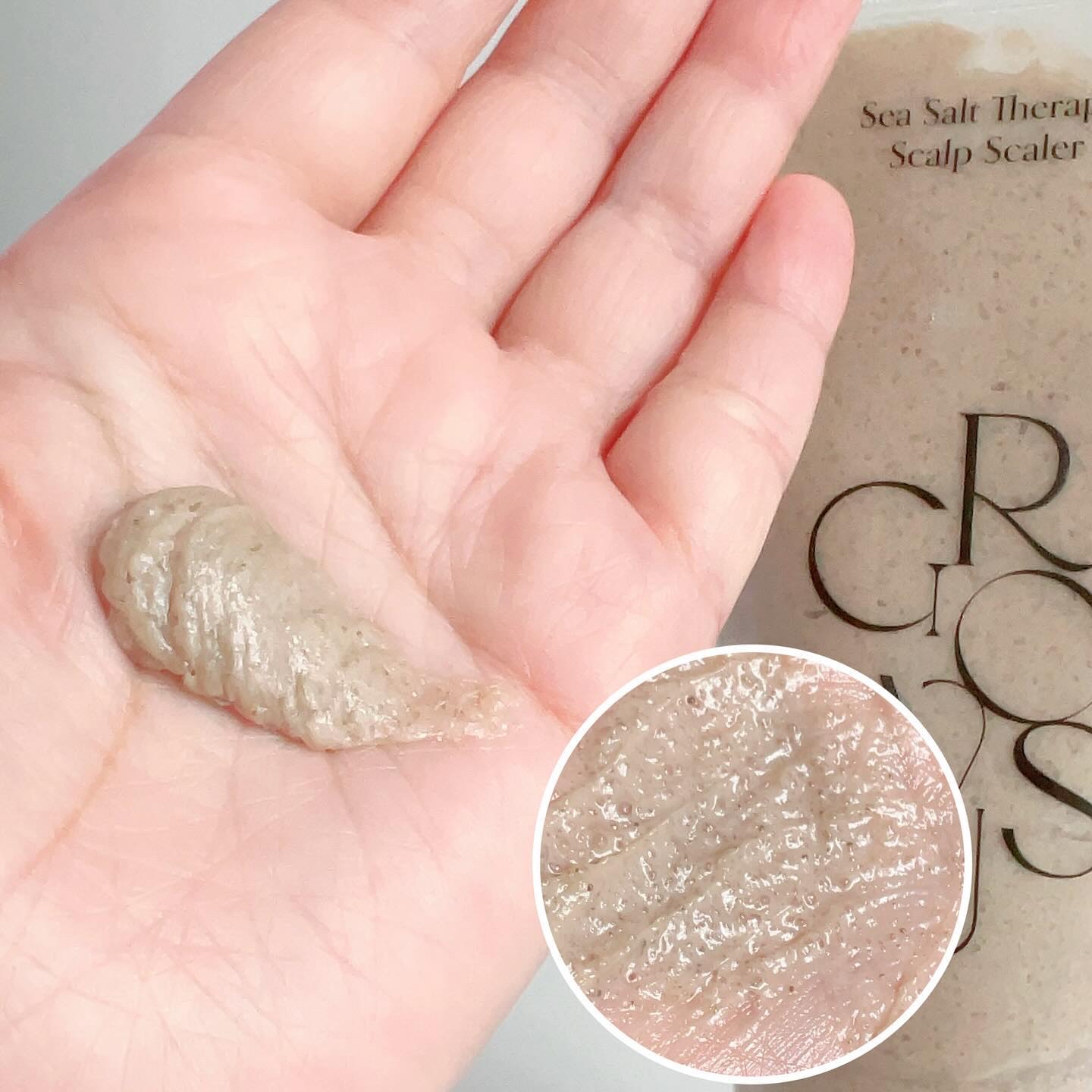 シーソルトセラピースカルプスケーラー/GROWUS/ヘッドスクラブを使ったクチコミ（3枚目）