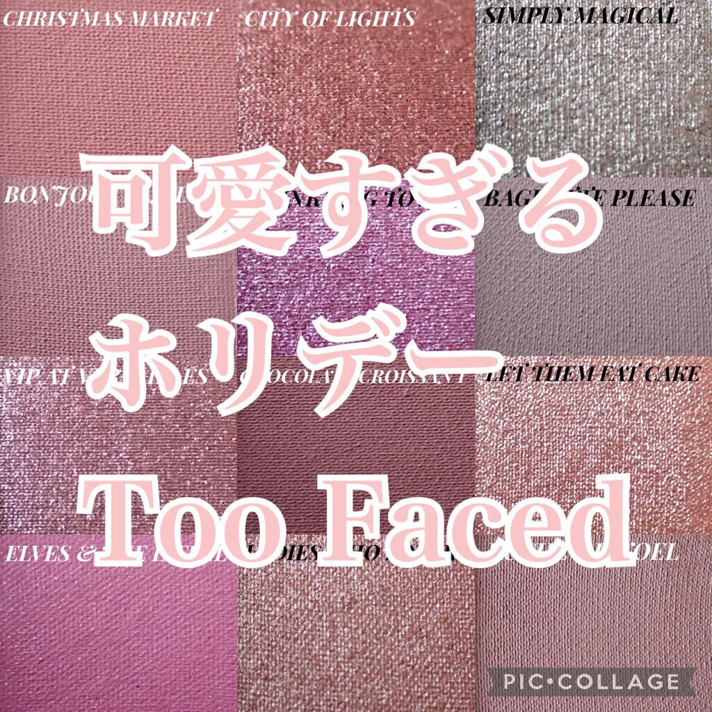 クリスマス イン ザ シティ メイクアップコレクション/Too Faced/メイクアップキットを使ったクチコミ(1枚目)