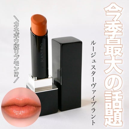 ルージュスターヴァイブラント V10 Golden Amber/KANEBO/口紅を使ったクチコミ(1枚目)
