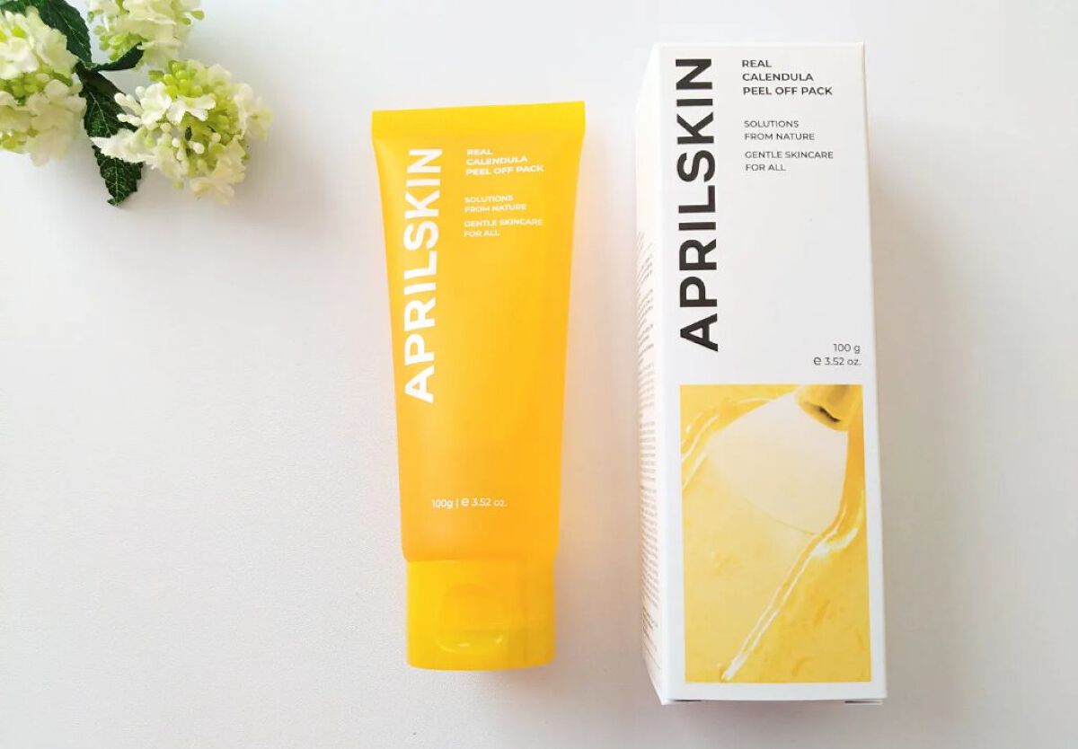リアルカレンデュラピールオフパック/APRILSKIN/ピーリングを使ったクチコミ（1枚目）