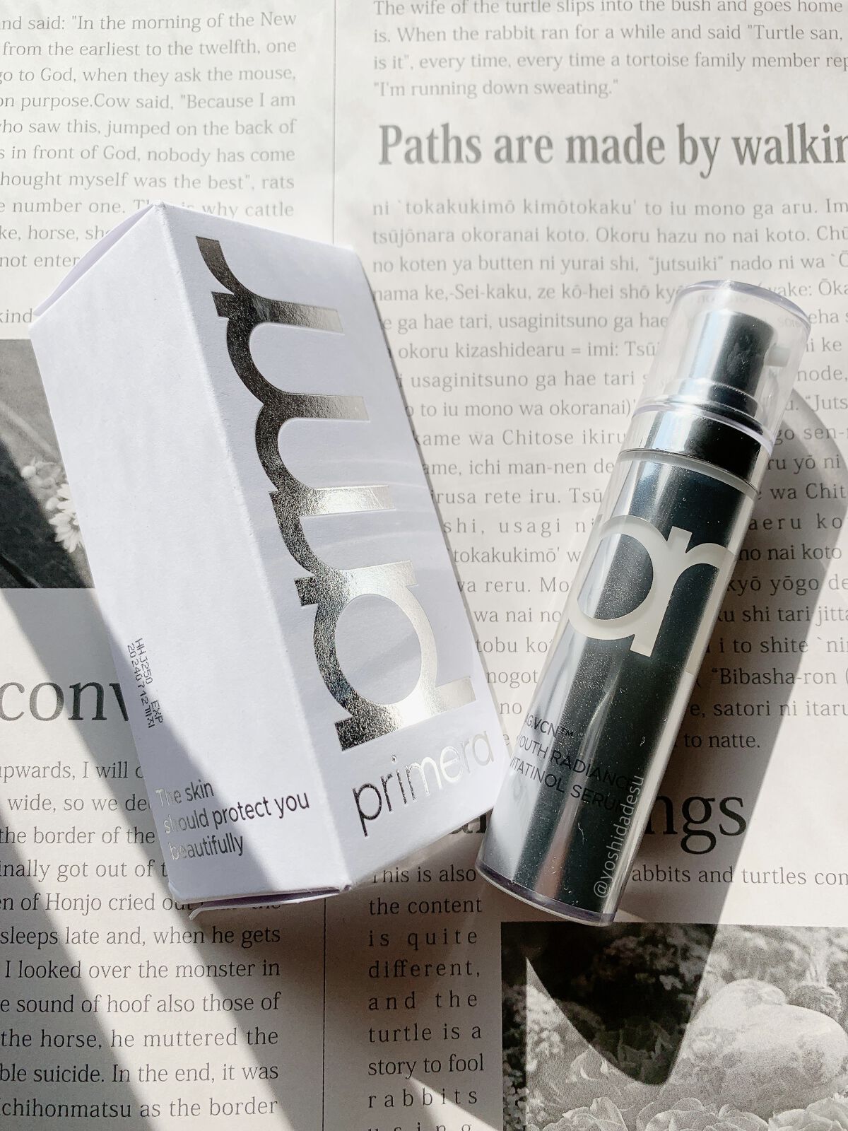 ユース ラディアンス ビタチノール セラム/primera/美容液を使ったクチコミ（1枚目）