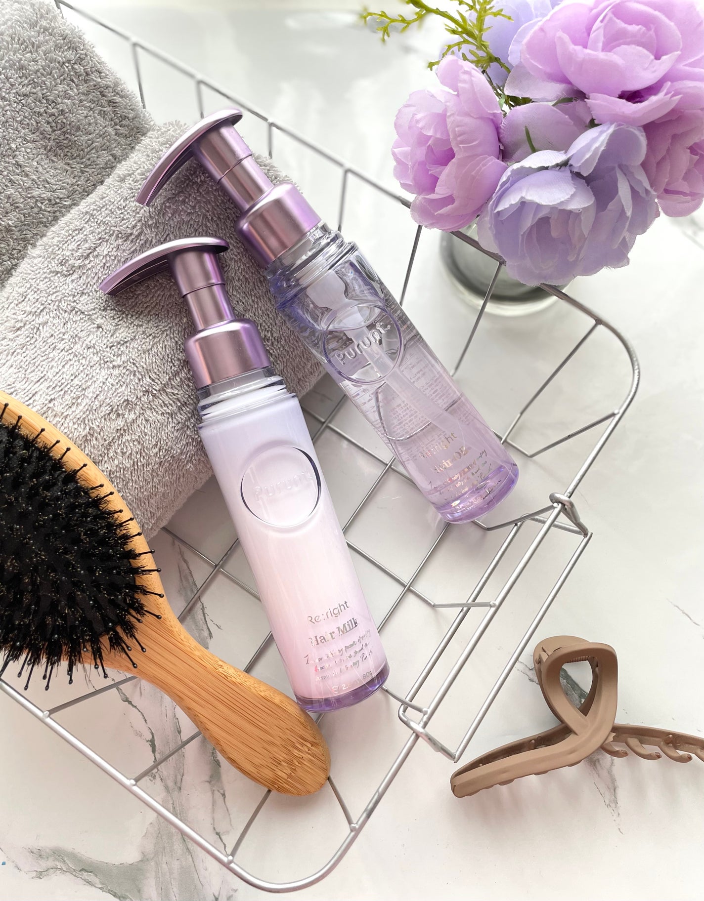 プルント リライト美容液ヘアミルク/Purunt./ヘアミルクを使ったクチコミ(4枚目)