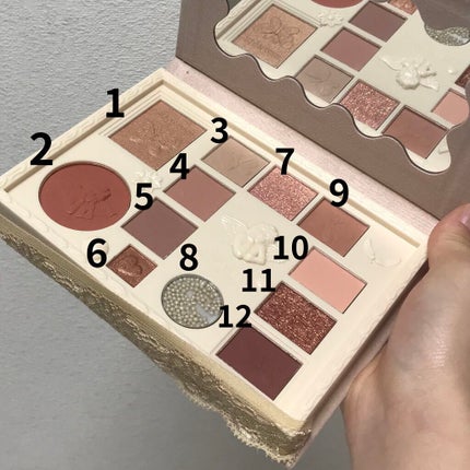 アイシャドウパレット/MUGE LEEN/アイシャドウパレットを使ったクチコミ(2枚目)