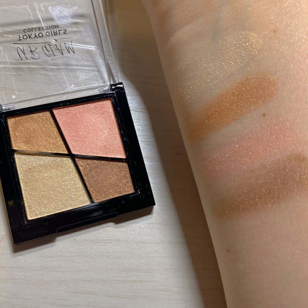 UR GLAM VELVET EYE COLOR PALETTE/U R GLAM/アイシャドウパレットを使ったクチコミ(3枚目)