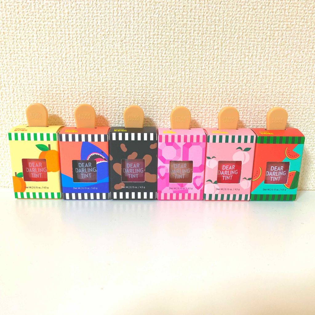 ディアダーリン ウォータージェルティント (アイスティント)/ETUDE/口紅を使ったクチコミ(1枚目)