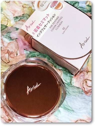 アリウル インクフェザーカバーラスティングクッション/Ariul/クッションファンデーションを使ったクチコミ(1枚目)
