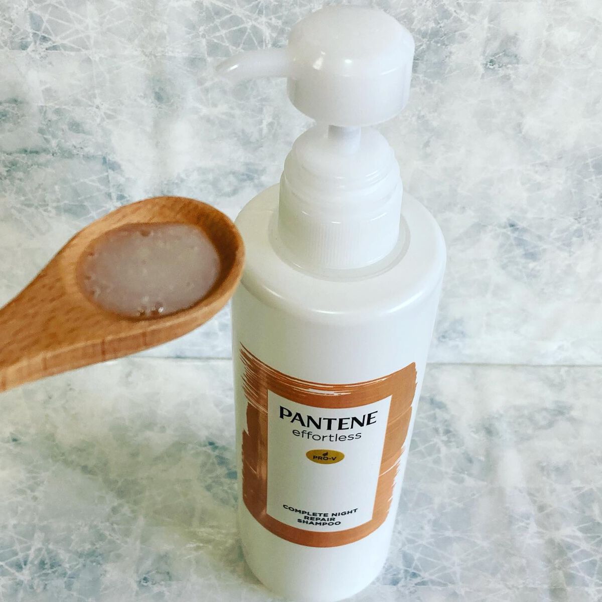 パンテーン エフォートレス コンプリートナイト リペアー シャンプー/トリートメント/パンテーン/市販シャンプーを使ったクチコミ(4枚目)
